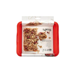 MOLDE DE SILICONA RECTANGULAR ROJO LÉKUÉ en internet