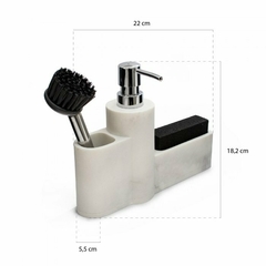 Dispenser Foggia simil mármol - La Tienda Visage