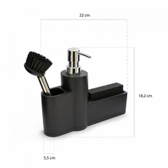 Dispenser Foggia negro - La Tienda Visage