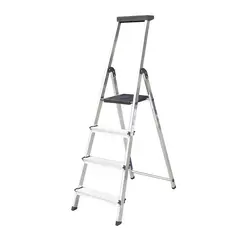 Escalera bricolor Rolser 4 peldaños negra