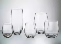 Vaso Copa de cristal Bohemia Mergus x 6 - La Tienda Visage