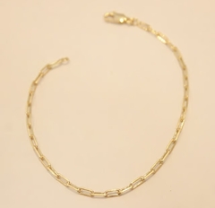 Pulseira Elos Cartier Fina no Dourado Masculina - comprar online