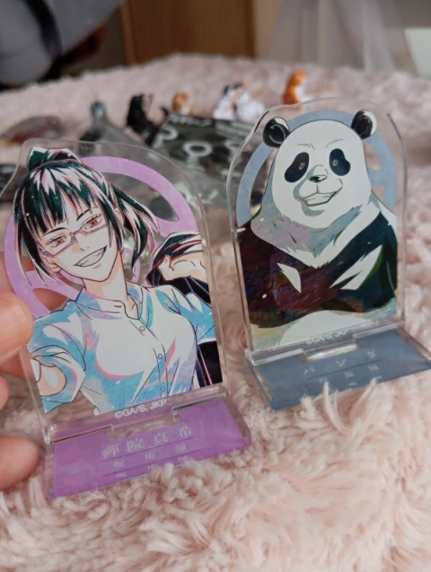 Maki y Panda acrílicos originales - Stock inmediato