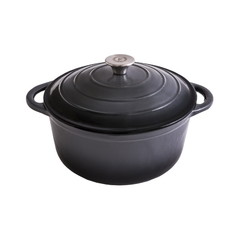 OLLA DE HIERRO FUNDIDO ESMALTADO ERMINDA GRIS MARINO