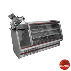 HELADERA MOSTRADOR CALABRO UPSALA CON CUBRE EQUIPO