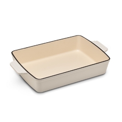 FUENTE RECTANGULAR HIERRO ESMALTADO ERMINDA BLANCO - comprar online