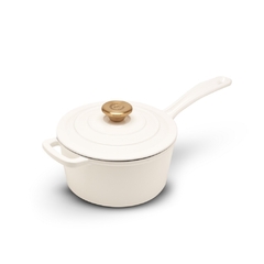 OLLA SALSERA HIERRO ESMALTADO ERMINDA BLANCO