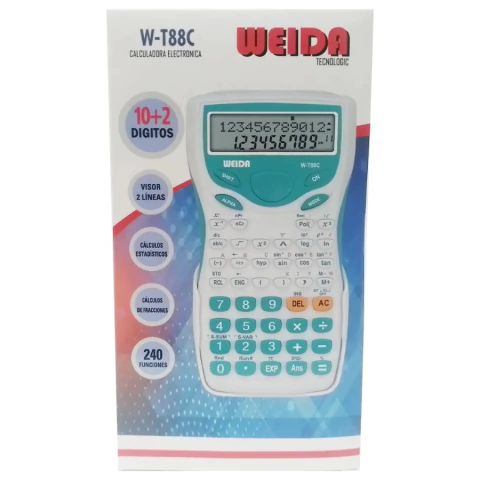 Calculadora Cientifica W-T88C - Weida - comprar online