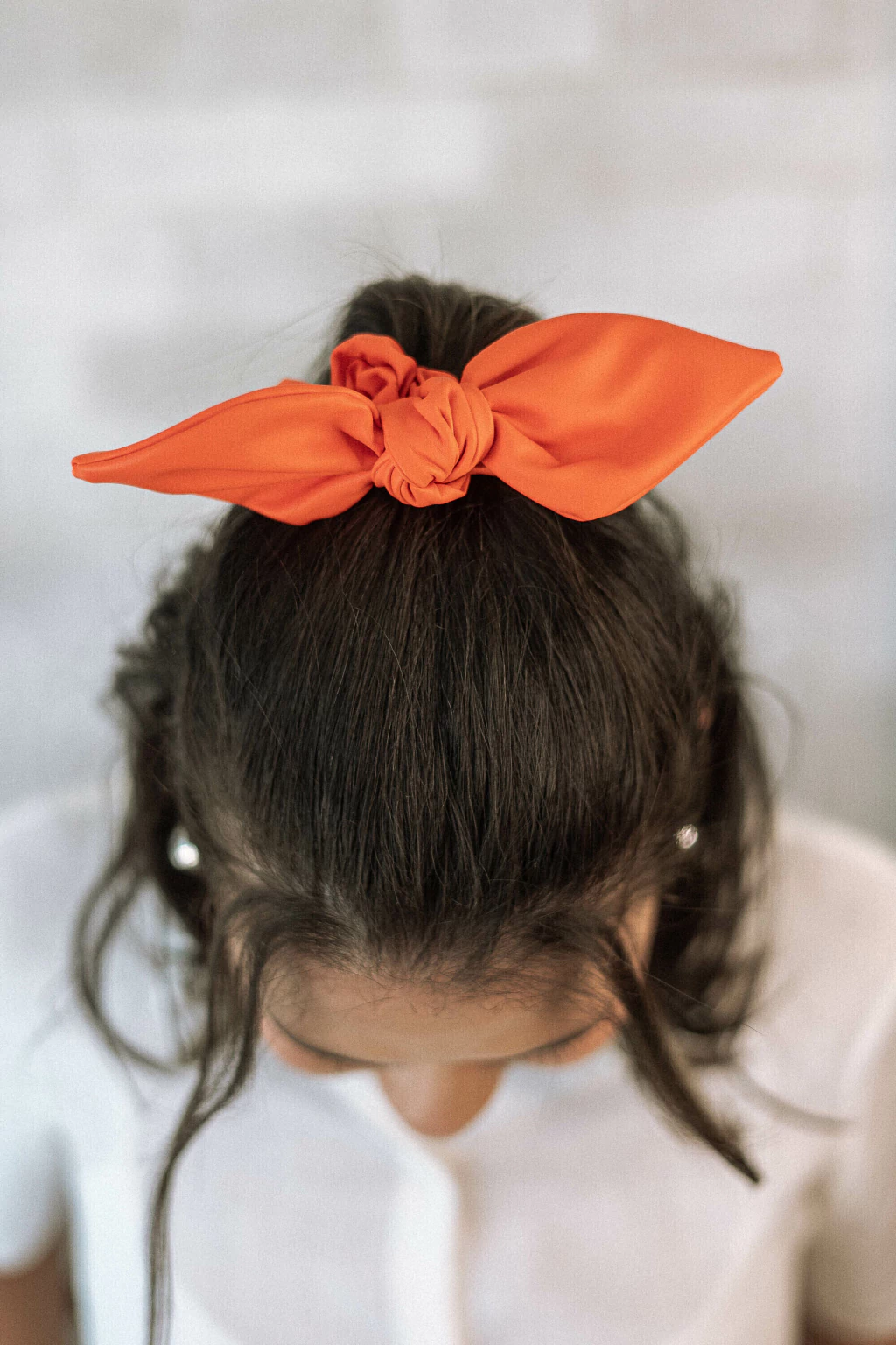Scrunchie couro Laço