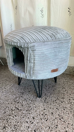 Puff con hogar para gatos - comprar online