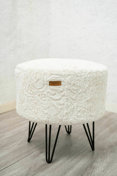 Puff banqueta rococo "Gareas"