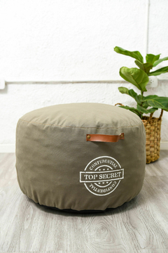 Puff Industrial de tela - tienda online