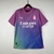  degrade envolvendo as cores rosa, roxo, azul e verde-terceira camisa do AC Milan para 2023-2024- fly emirates, colorido, colorida, wefox, third- III- 23/24- AC- Milan- itália, campeonato italiano- rafael leao