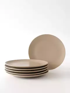 Set X 6 Platos Playos Rose - aunsi