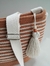 Morral rayado de algodón naranja y crudo en internet