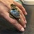 Anillo Caballito de Mar | Bronce + Pawa Haliotis en internet