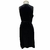 Vestido Wrap Dress Veludo Preto - Flagra