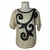 Blusa bordada parte p&b - comprar online