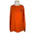 Camiseta Manga Longa Algodão Laranja - comprar online