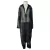 Robe Longo com Detalhes em Devore com Brilho - comprar online