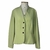 Casaqueto Blazer Verde Pistache com Pesponto Preto - comprar online