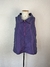 blusa regata tafetá esportiva roxa - comprar online