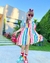 Imagem do Vestido Vestido Coloridah Manga Bufante