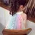 Vestido Tule Florzinhas e Laço