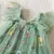 Vestido Florzinhas Bordadas Asa de Borboleta na internet
