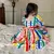 Vestido Vestido Coloridah Manga Bufante - comprar online