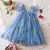 Vestido Florzinhas Bordadas Asa de Borboleta na internet