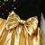 Vestido Luxo Estrelinhas Douradas na internet