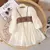 Vestido Chiffon Manga Longa - loja online