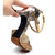Salto Dourado Para Mulheres, Correia De Tornozelo, Toe A - comprar online