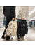 Mochila de nylon de grande capacidade para homens e mulheres, mochila de computa - loja online