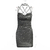 Vestido feminino bodycon de seda brilhante, decote baixo, sem mangas, sem costas - mystic  tudo que vc precisa 