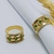 Anillos Em Brillante de Zirconia Enchapado a Oro18k - comprar online