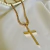 Collar Cruz Enchapado A Oro 18k en internet