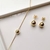 Conjunto Collar y Arito Bolitas Enchapado a Oro 18k en internet
