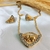 Conjunto Elefante Calado Brillante de Zirconia Enchapado a Oro 18k - comprar online