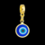 Dijes Charme Ojo Turco Para Pulsera Enchapada a Oro 18k