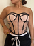 Corset beige y negro