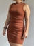 Vestido marrón básico
