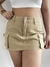 Cargo skirt beige