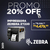 20% OFF ZEBRA
