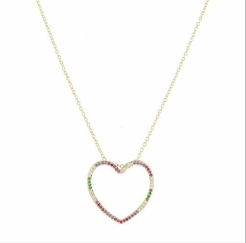 Colar de Coração Colors - comprar online