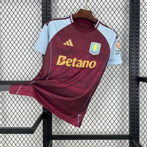 Camisa I Aston Villa 25/26 Modelo Torcedor