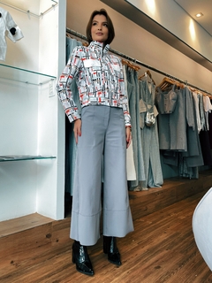 JAQUETA BOMBER ODETE GRAFICO CONTEMPORANEO - comprar online