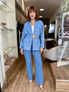 Imagem do KIMONO COM CINTO FIVELA AMADEIRADA KENMORE