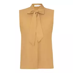 CAMISA JACQUELINE COM LACO NA GOLA